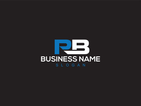 Letter PB Logo, creative pb company logo icon vector for business