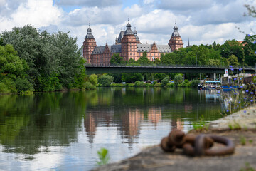 Obraz premium Aschaffenburg Schloss am Main