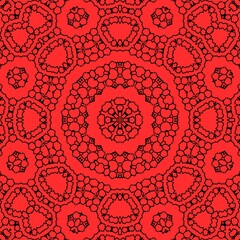 Floral pattern illustration design.