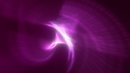 Revolving purple ethereal meditation spinning light pattern as futuristic magic religious gradient background. Concept pink animation design backplate as an announcement and live stream backdrop.