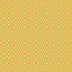 Abstract Geometric Pattern generative computational art illustration