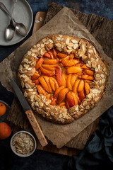 tarte rustique abricots et amande fait maison