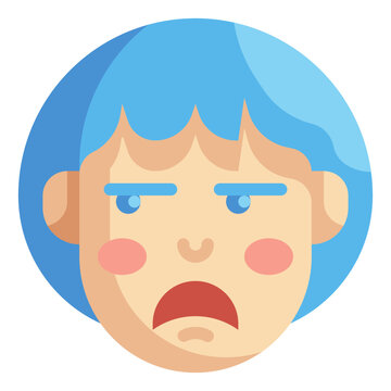 Unamused Flat Icon