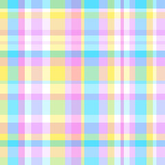 Seamless multicolored pattern. Checkered background. Abstract geometric wallpaper of the surface. Pastel colors. Print for polygraphy, posters, t-shirts and textiles. Doodle for design