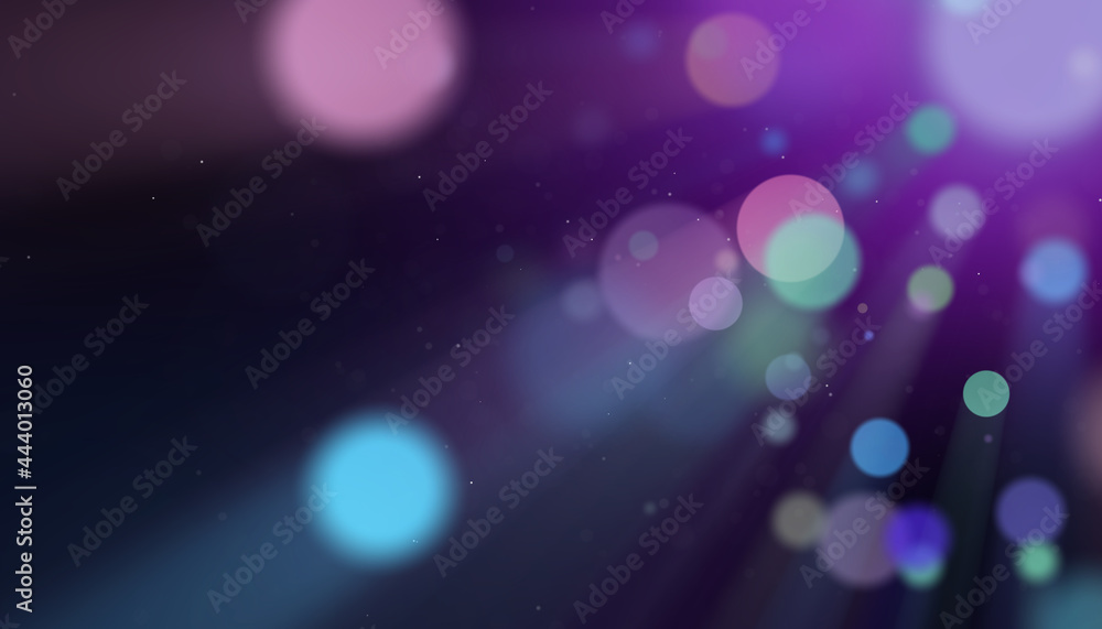 Poster abctract background of colorful particles.
