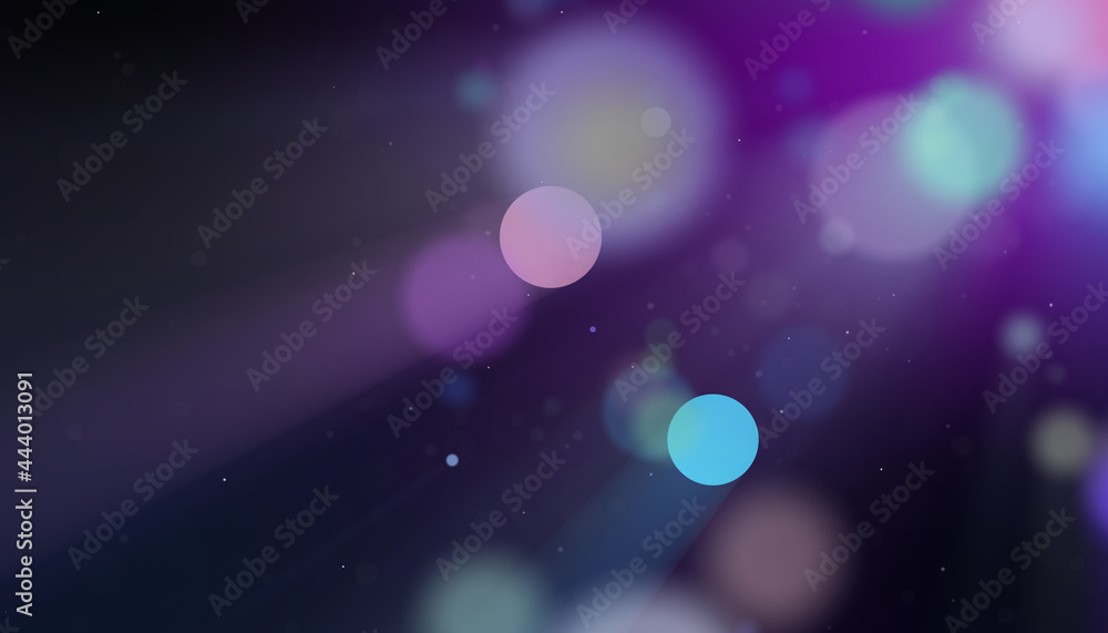 Poster abctract background of colorful particles.