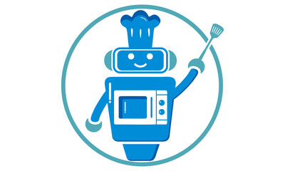 robot chef icon