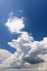 Fototapeta premium blue sky with clouds as background