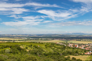 Fototapeta na wymiar Vineyards near Polesovice, Southern Moravia, Czech Republic