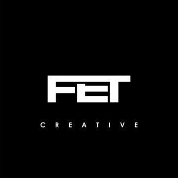 FET Letter Initial Logo Design Template Vector Illustration