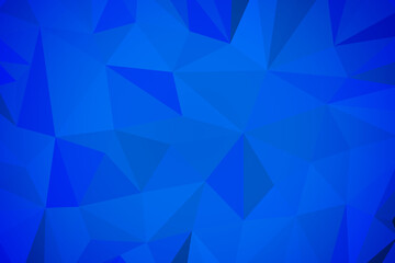 Bright blue abstract geometric background for your design