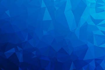 Bright blue abstract geometric background for your design