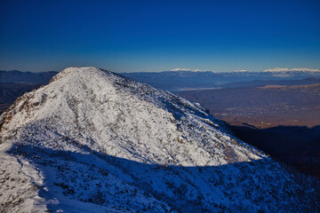 Mt.Yatsugatake, Mt.Higashitengu, Mt.Nishitengu in winter 冬の東天狗岳、西天狗岳登山