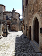Sermoneta małe włoskie miasteczko. © Jola i Darek 