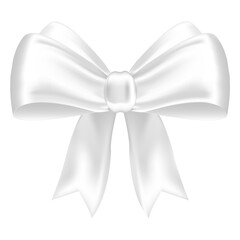 White bow