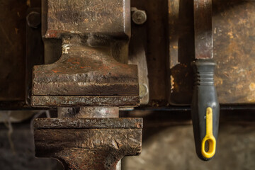 Equipment of the old workshop.