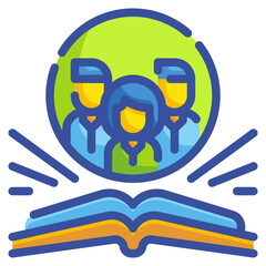 knowledge line icon