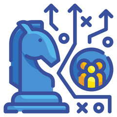 strategy line icon
