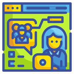 browser line icon