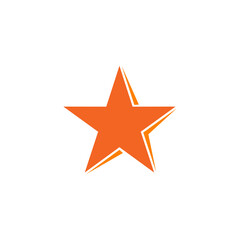 Star icon logo design template