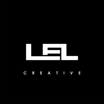 LEL Letter Initial Logo Design Template Vector Illustration