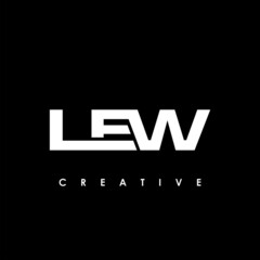 LEW Letter Initial Logo Design Template Vector Illustration © makrufi