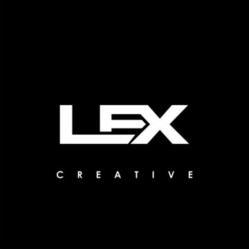 LEX Letter Initial Logo Design Template Vector Illustration