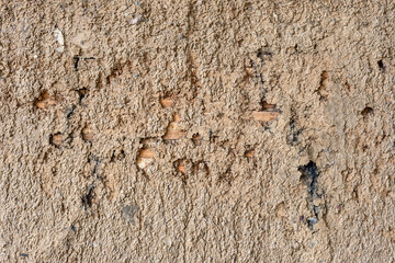 Clay wall background of an old local kiln.