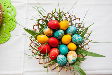 Easter eggs collection , handmade painting, Orthodox Easter