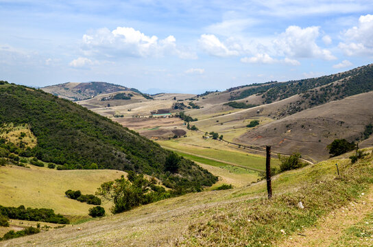 The Suesca Valley In Colombia.  A Region Affected By The Uncontrolled Deforestation