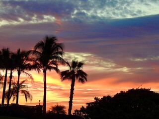 Obraz na płótnie Canvas Beautiful skies in Florida