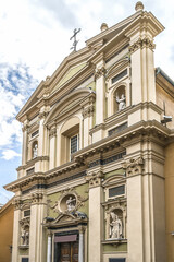 Nice Cathedral (Basilique - Cathedrale Sainte-Marie et Sainte-Reparate de Nice, 1699) - cathedral...