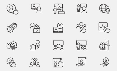 Line Business Management Icons stock illustration Data, Meeting, Working, Belarus, Icon stock illustration
computer Programmer, Icon, Hand, Jigsaw Puzzle