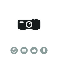 Projector vector icon.