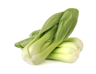Fresh bok choy vegetable fresh (chinese cabbage) isolated on white background