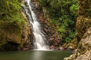 Fototapeta na wymiar Cachoeira Seca, Camboriu-SC.