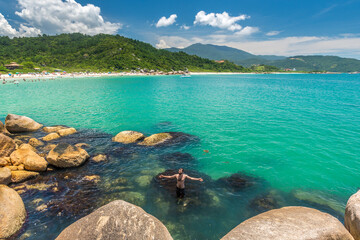 Cost&atilde;o da Praia das Cordas, Governador Celso Ramos-SC.