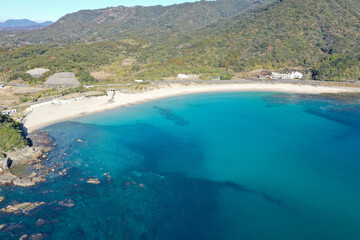 鹿児島県志布志市　ダグリ岬海水浴場