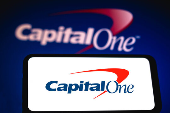 June 14, 2021, 2021, Brazil. In this photo illustration the Capital One Financial Corporation logo seen displayed on a smartphone.