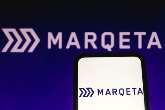 June 14, 2021, 2021, Brazil. In this photo illustration the Marqeta logo seen displayed on a smartphone.