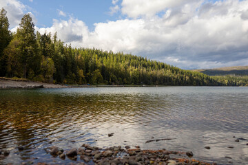 lake in the mountains