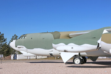 Vintage military airplane	