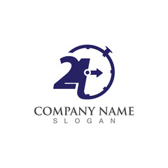 24 hours all day cyclic icon. Signs and symbol for business template