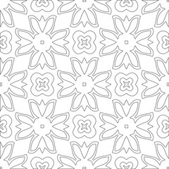  Vector pattern with symmetrical elements . Modern stylish abstract texture. Repeating geometric tiles from striped elements. pattern.