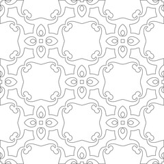  Vector pattern with symmetrical elements . Modern stylish abstract texture. Repeating geometric tiles from striped elements. pattern.