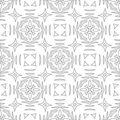  Vector pattern with symmetrical elements . Modern stylish abstract texture. Repeating geometric tiles from striped elements. pattern.