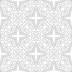  Vector pattern with symmetrical elements . Modern stylish abstract texture. Repeating geometric tiles from striped elements. pattern.