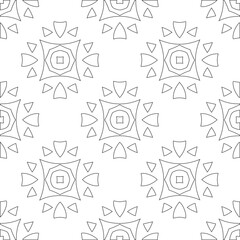  Vector pattern with symmetrical elements . Modern stylish abstract texture. Repeating geometric tiles from striped elements. pattern.