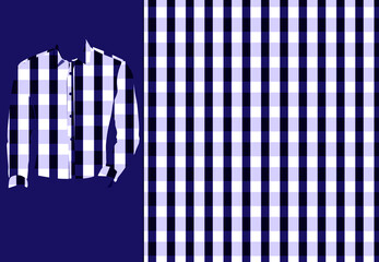 blue and white stripes pattern.