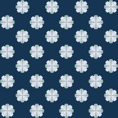 seamless pattern with flowers